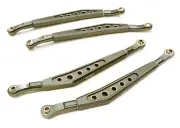 Integy C26985GUN Upper Suspension Linkage Set 124mm for Axial 1/10 Wraith 2.2