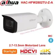 Dahua HAC-HFW2802T-Z-A 8MP 5x Zoom Starlight HDCVI IR Bullet CCTV Camera WDR MIC