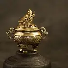 Decor Incense Burner Home Mini Pure Copper Vintage 1 Pcs Censer Decoration