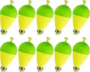 Fishing Bobbers Floats | 10X Oval Floats for Fishing,Water Cork Ball Weighted Outdoor Sports Accessories for Trout River Lake Ice Deep Freshwater