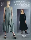 Vogue Sewing Pattern 1312 Womens 16-24 Dress with Full-Skirt and Empire Waist