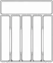 Home Silverware Organizer | Expandable Cutlery Organizer Tray - Large Utensil Organizer Tray for forks, Spoons, Tongs, Cutlery, Whisks