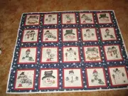One of a Kind-Machine Pieced & machine quilted wall hanging (Size 481/2" X 341/2