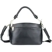 Pu Leather Handbags Fashion Handbags Ladies Cow Pu Leather Shoulder Bags Black Messenger Bags Crossbody Bags