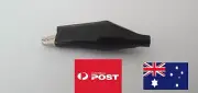 6pcs 45MM Black Alligator Clip Crocodile Electrical Clamp Testing Probe AUS