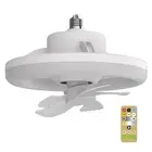 360 ° Rotating Ceiling Fan Light E27 Intelligent Fan with Remote Control5542