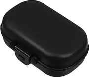 CALLARON Portable Hard Shell Eyeglass Case with Snap Closure Aesthetic Folding Glasses Organizer Travel Pill Box for Easy Access and Protection