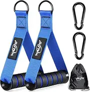 WALITO Exercise Handles, Replacement Cable Machine Attachments for Home Gym Equipment, Pulley System, Pilates, Resistance Bands, Strength Trainer, Heavy Duty Working Out Handles