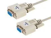 Monoprice 10ft Null Modem DB9 F/F Molded Cable