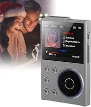 HiFi MP3 Player Wireless,Portable Lossless Digital Audio Music Player with DSD Support,30H Playtime & Built-in 16GB | FM Radio | for Camping Sports Outdoor Office Home,Built-in 16GB
