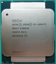 Intel Xeon E5 2666 V3 Processor SR1Y7 2.9Ghz 10 Core 135W Socket LGA 2011-3 CPU E5 2666V3 NO Fan