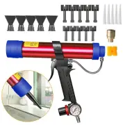 Adjustable Pneumatic Caulking Gun Seam Sealer Air Rubber Tool 310ml Sealant E3L7
