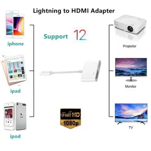 LIgHtnIng to HDMI ADAPter APPLe IPHone DIgItAL AV ADAPter