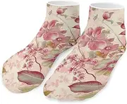 [QMNVBDS] British Country Style Socks Ankle Length Socks Casual Short Socks for Women Men Low Cut Sports Socks Running Socks No Show Socks Ankle Socks Athletic Socks Workout Socks, Style, One Size