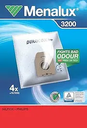 Menalux Duraflow 3200 4X Vacuum Bag for Karstadt/Philips