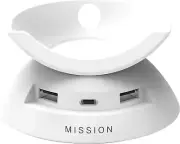 Made for Amazon Stand with USB-C and USB-A Charging Ports for Echo Pop (2023 Rel