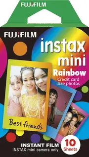 Fujifilm INSTAX Mini Rainbow Film - 10 Pack