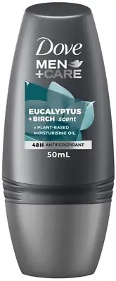 Dove Eucalyptus and Birch Scent Antiperspirant Roll on for Men 50 Ml