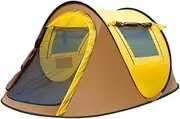 Camping Beach Tent 3-4 People Teepee Tent Outdoor Camping Tent Automatic Tent Beach Tent Picnic Mountaineering for Outdoor Hiking Fishing