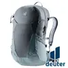 【德國 deuter】FUTURA 透氣網架背包 21SL『黑/水藍』3400021