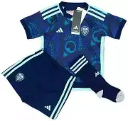 Leeds United Football Kit Shirt Shorts & Socks Away Kit Adidas 18-24 Months