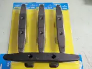 cleat black plastic size 10 inch" line size up to 1" set of 4 30861 boat dock