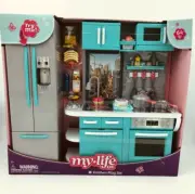 My Life As Kitchen Play Set for My Life As 18" Poseable Dolls, 64 Pieces,