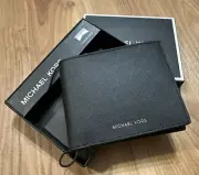 Michael Kors Andy Slim Bifold Wallet Michael Kors Logo 86F2SANF5V Black