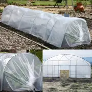 6 Mil Heavy Duty Camping Tarp Greenhouse Plastic Clear Poly Film Cover 33x20FT