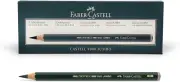 Supreme Artist Quality Castell 9000 Jumbo Graphite Single Pencil, with Extra Thi
