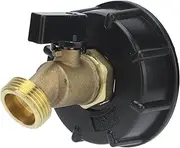 IBC Tote Tank Adapter Durable Brass Male Thread Valve for UK and European IBC Containers