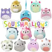 Squishmallows - Licensed Super Soft 3.5" Toy - Clip-On Squads
