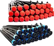 Maotong 52 Pack Drip Emitters Sprays for 1/4" Drip Irrigation Tubing (26 pcs Emitters Vortex + 26 pcs Emitters Stream)