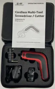 S&F STEAD & FAST Cordless Multi-Tool Screwdriver & Cutter / Electric Scissors 4V