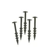Weedmat Plastic Pegs - Fixing / Pinning Mulch / Control Fabric Sheet to ground