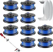 Auto Feed String Trimmer Spool - Automatic Feed Trimmer Spool and Cover Kit,Heat-Resistant Quick-Load Accessory for Cordless Electric Trimmers Brush Cutters Grass Wacker String Edging Trimming
