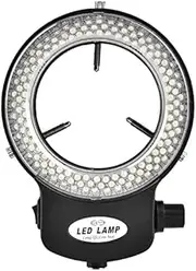 [Bulipu] White Adjustable 144 LED Beads Ring Light Illuminator for Stereo Microscope&Camera with Adapter(UK Plug,CE Certificate）
