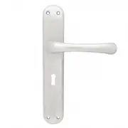 KR Lucas Pavtom Milena Door Lever Handle on Plate Bitkey
