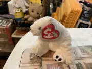 TY BEANIE BABY- AURORA THE POLAR BEAR 6.5 inch)
