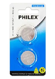 Sansai Lithium Button Coin Lithium Battery CR2032 3V - 2BP for Motherboard Danger of swallowing Keep batteries away from young children at all times PCR/2032/2B