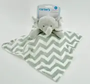 Carter's Cuddle Plush Elephant Blankie Baby Security Blanket Lovey