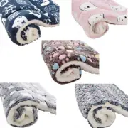 L Size Puppy Dog Cat Cushion Mattress Blanket Bed Soft Warm Pad Winter Kennel House