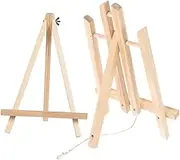 2Pcs Foldable Display Easel for Painting Office Presentations Dry Erase Boards Tabletop Art Easel Durable Stable Craftsmanship