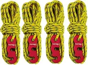 Thick Tent Wind Rope Camping Canopy Reflective Wind Rope m Multifunctional Wind Rope Buckle Tent 4pcs Multifunction Tent Rope Tent Accessories Yellow One Size