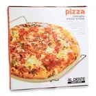 D.Line Ceramic Pizza Stone Al Dente - 33Cm White With Rack