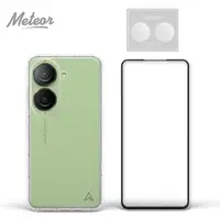 在飛比找momo購物網優惠-【Meteor】ASUS Zenfone 9 手機保護超值3