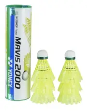Badminton Shuttlecock Yonex Mavis 2000 Nylon Badminton Shuttlecock Pack of 6 NAU