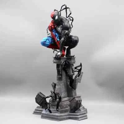 Symbiotic Spider-Man Venom Action Figure LED 38cm PVC Statue Model Collectables
