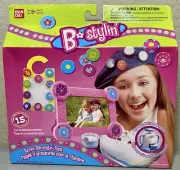 Bandai B*Stylin' Room Decoration’ Pack Button Maker Kit 2003 Brand New RARE
