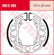 TRW Lucas Brake shoes MCS989
